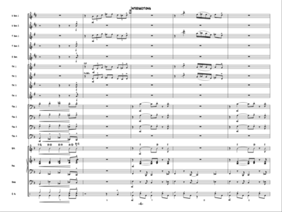 Intersections Jazz Ensemble scores gallery preview page 3