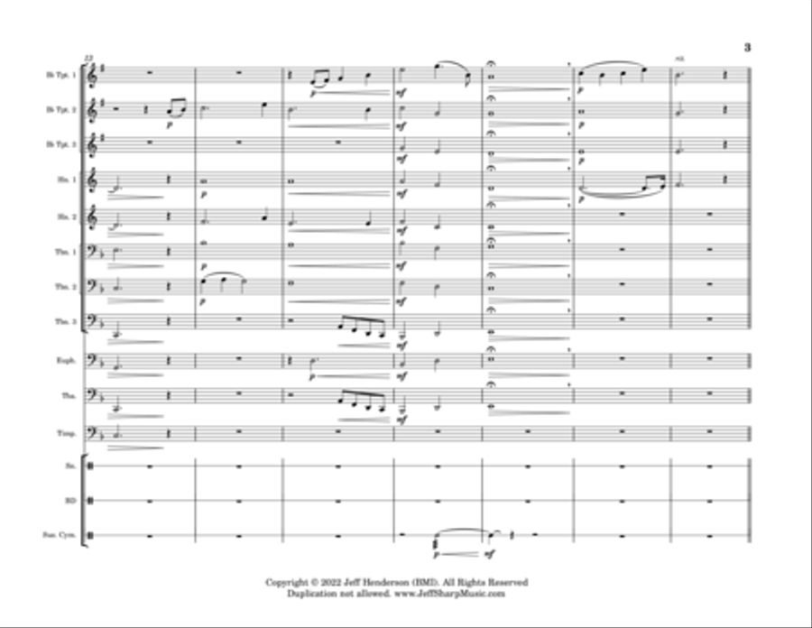 Chronicle for Brass Chamber Music scores gallery preview page 4
