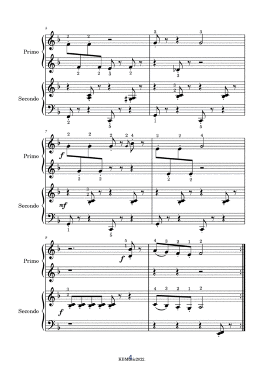 The Clown Piano Duet The Clown Piano Duet Piano Method scores gallery preview page 4