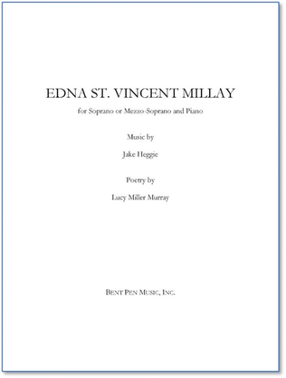 Book cover for Edna St. Vincent Millay