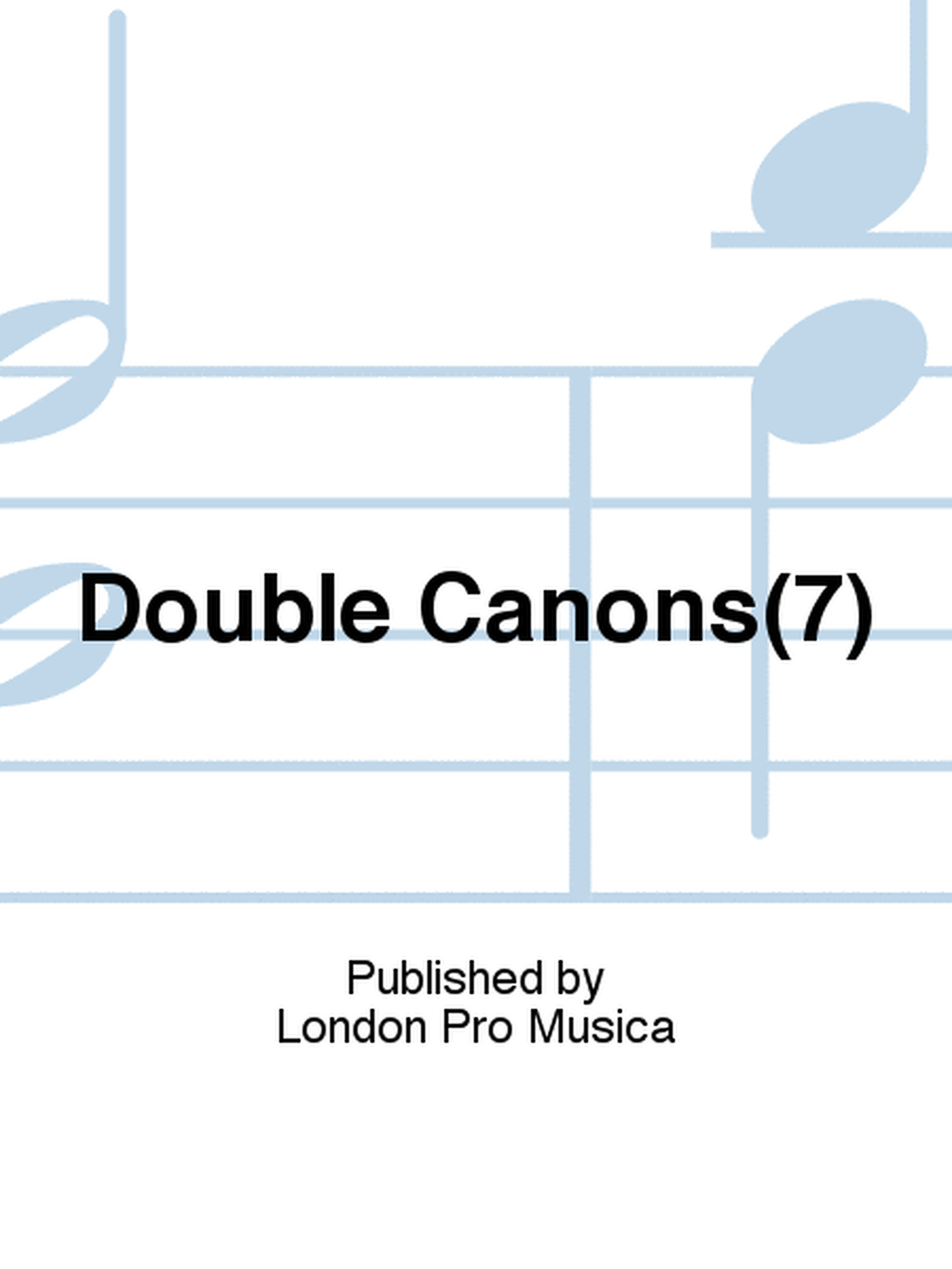 Double Canons(7)