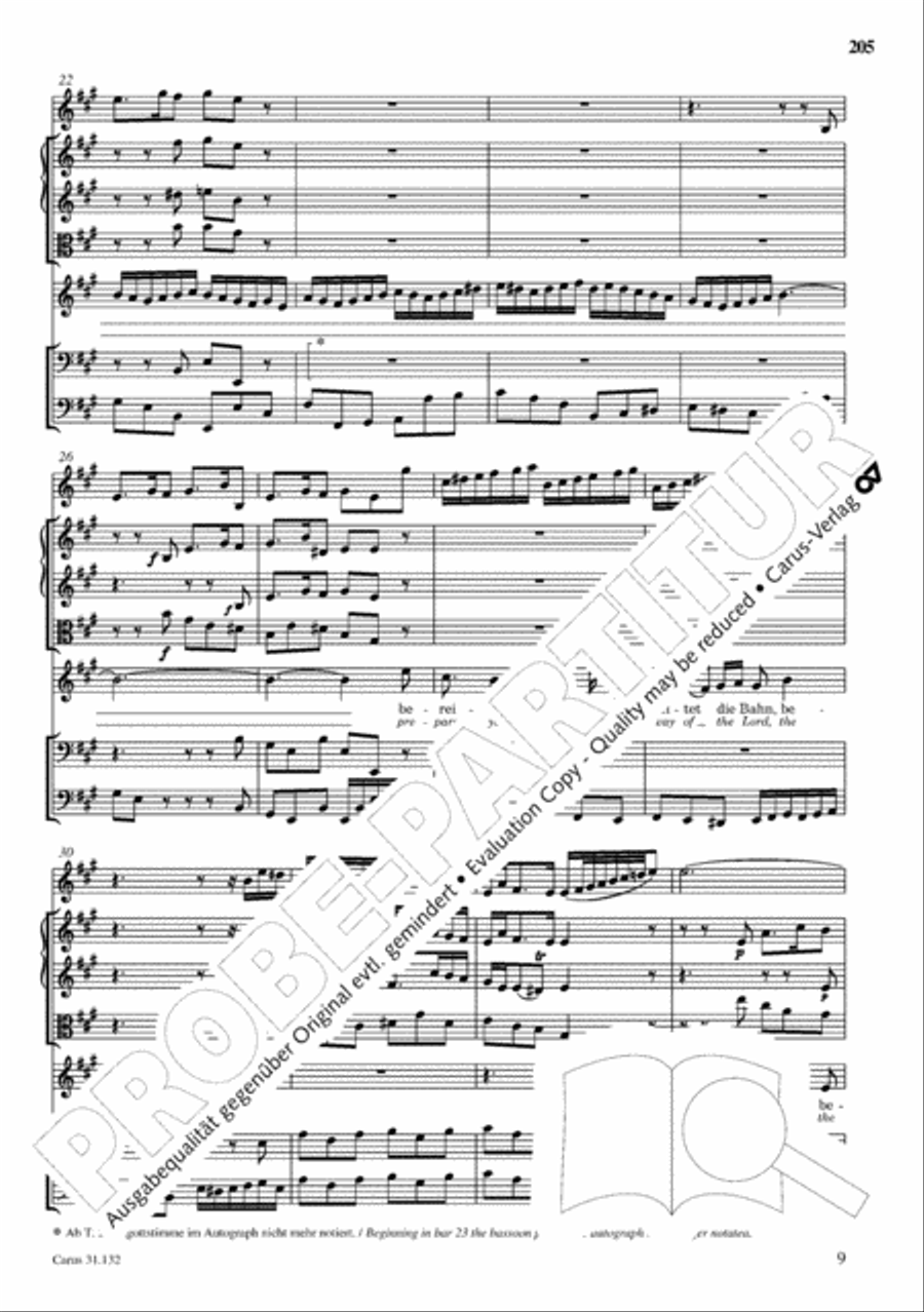 The Complete Sacred Vocal Works (Das geistliche Vokalwerk) Voice scores gallery preview page 206