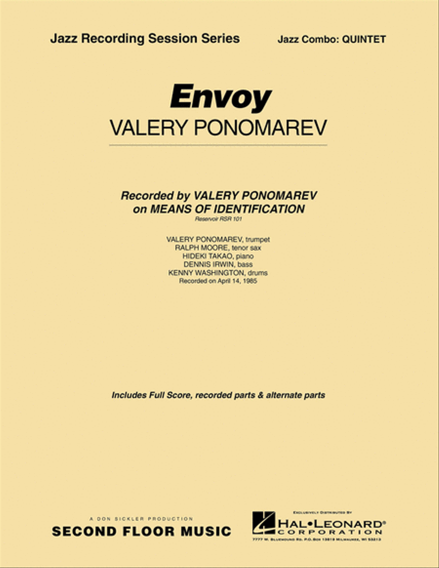 Envoy Envoy Jazz Ensemble scores gallery preview page 1