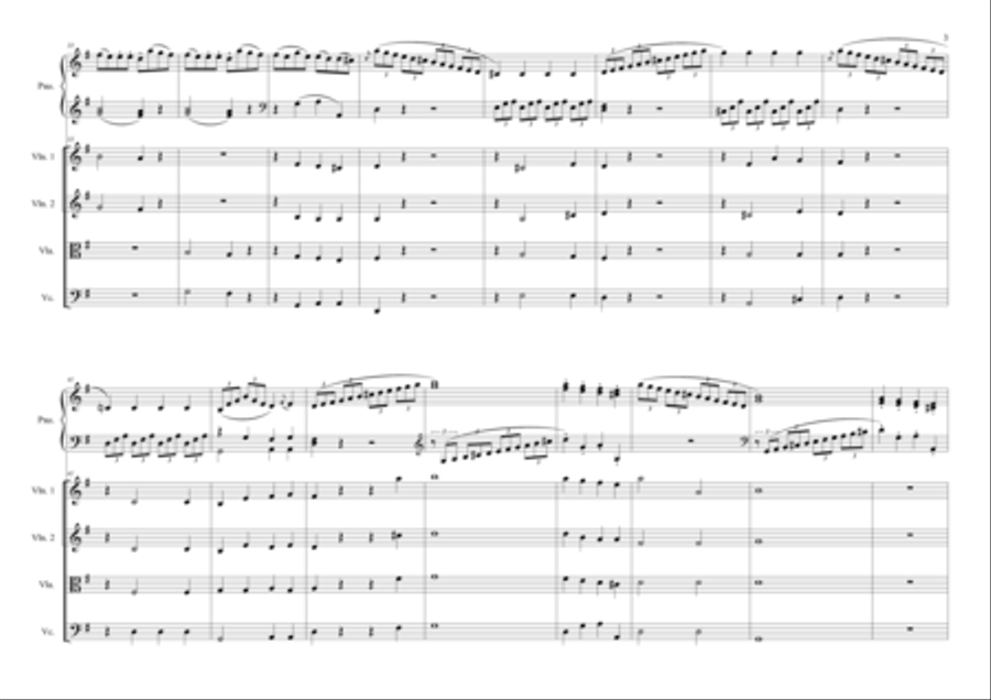 L.V.Beethoven Piano Sonatine -PianoConcerto Piano Quintet scores gallery preview page 3
