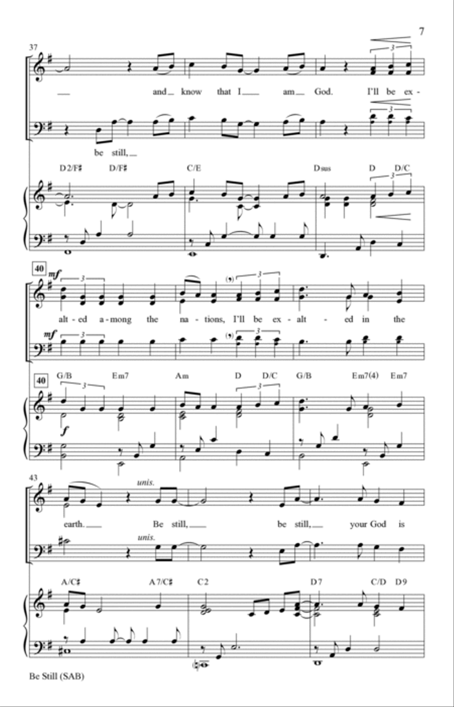 Be Still 3-Part scores gallery preview page 6