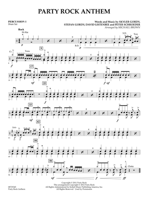 Party Rock Anthem - Percussion 1