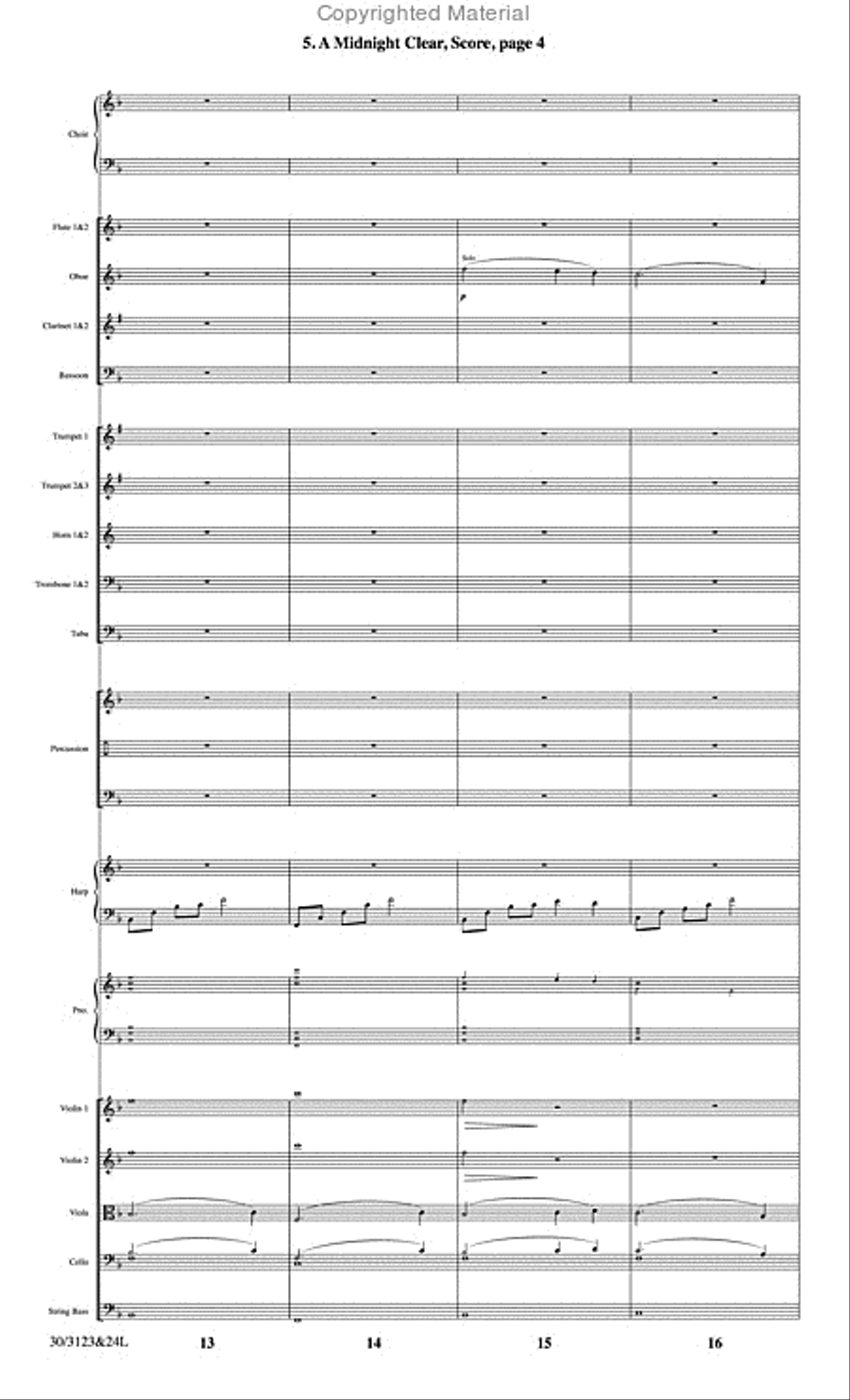 The Christmas Story - Set of Parts Choir scores gallery preview page 39