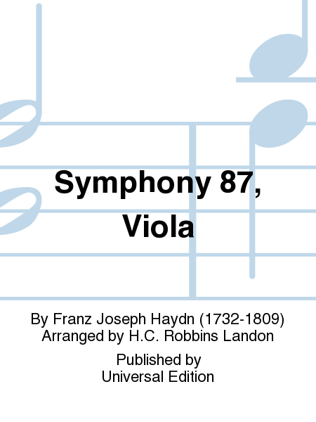Symphony 87, Viola