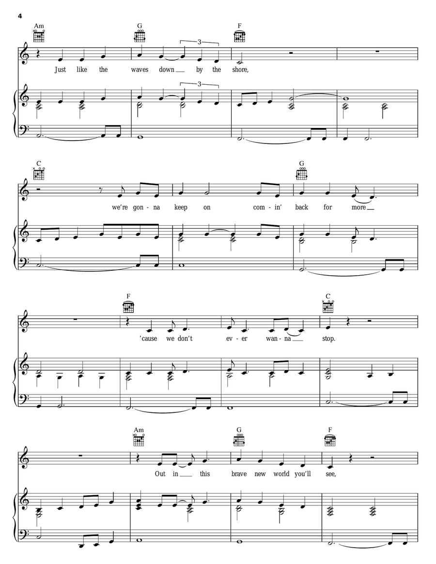 Please Remember Me Please Remember Me Piano, Vocal, Guitar scores gallery preview page 4