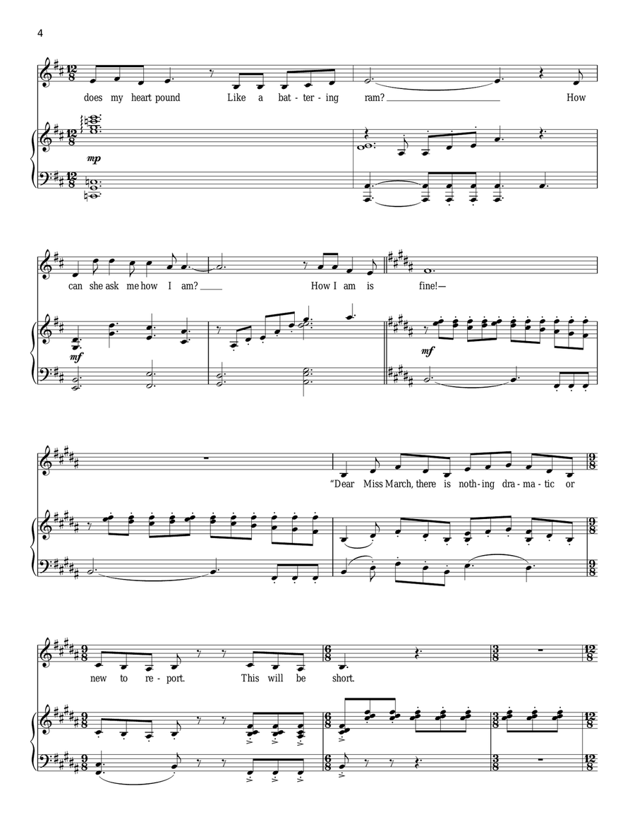 How I Am How I Am Voice scores gallery preview page 4