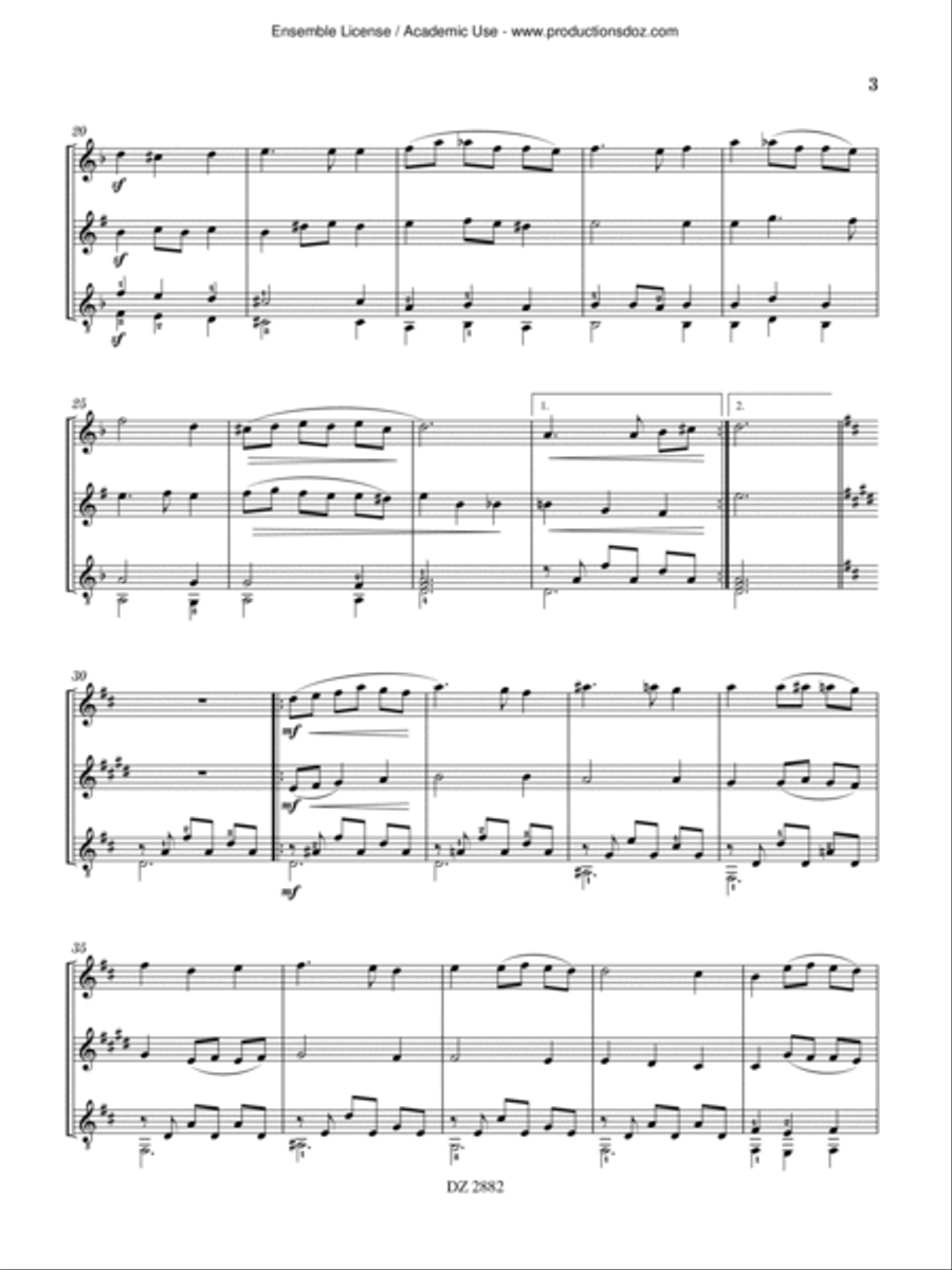 La Caspienne Clarinet scores gallery preview page 3