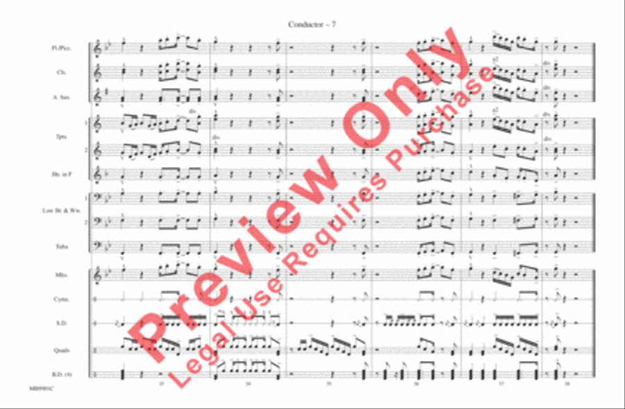 Conga Conga Marching Band scores gallery preview page 8