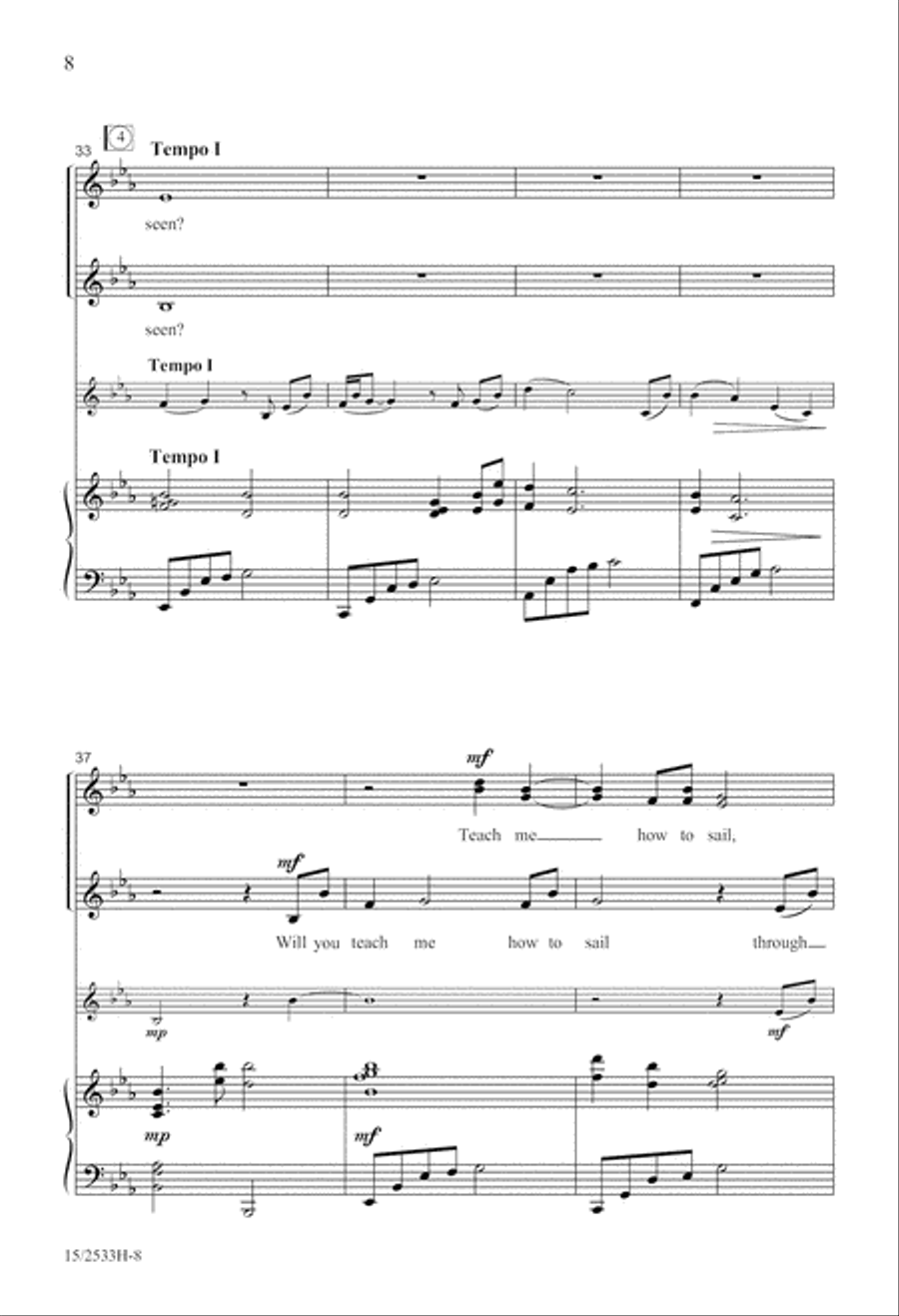 Will You Teach Me? Will You Teach Me? SSA scores gallery preview page 8