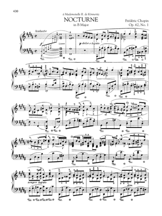 Nocturne in B Major, Op. 62, No. 1