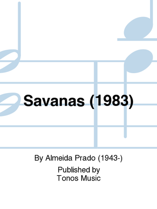 Book cover for Savanas (1983)