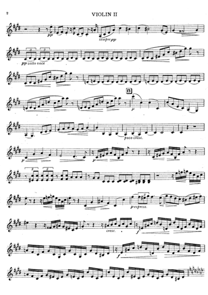Brahms String Quintet Op34 for 2 vlns, viola and 2 Cellos (Brown) Violin 2 part