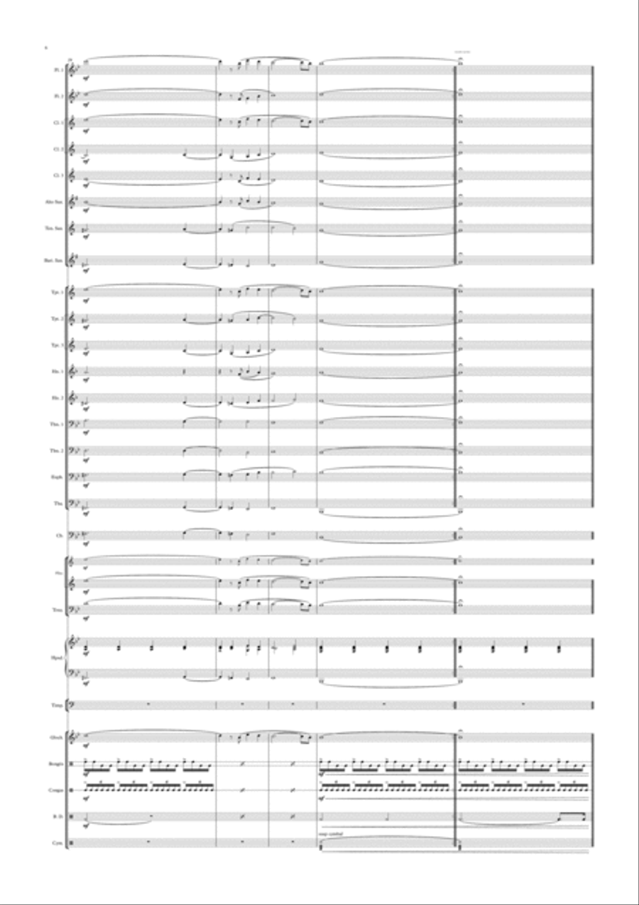 Gabriel's Oboe Large Ensemble scores gallery preview page 6