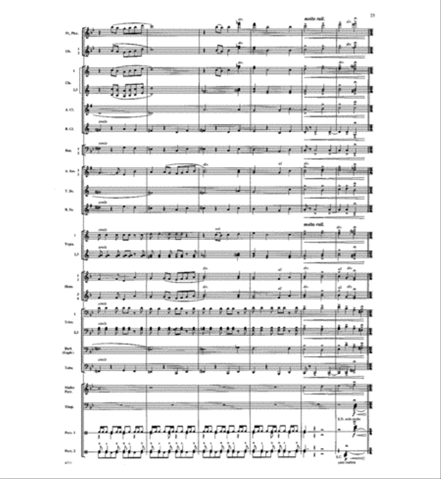 Dawn of a New Day Concert Band scores gallery preview page 24