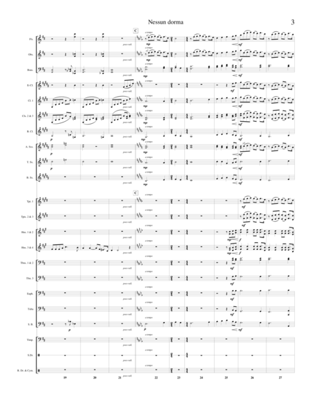 Nessun Dorma (Horn Quartet with Comcert Band) image number null