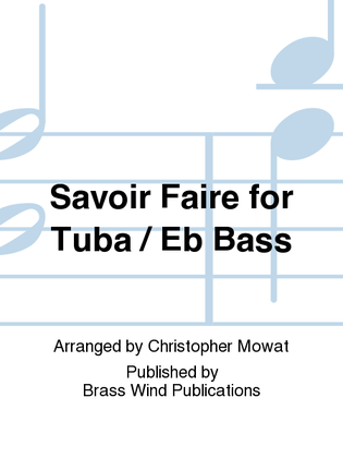 Book cover for Savoir Faire for Tuba / Eb Bass