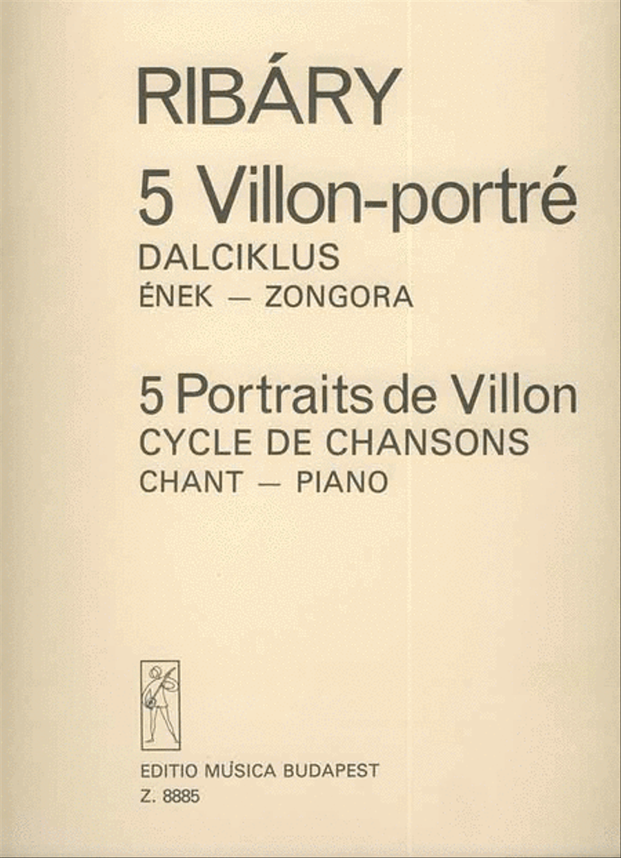Fünf Villon-Portrait Voice Solo scores gallery preview page 1
