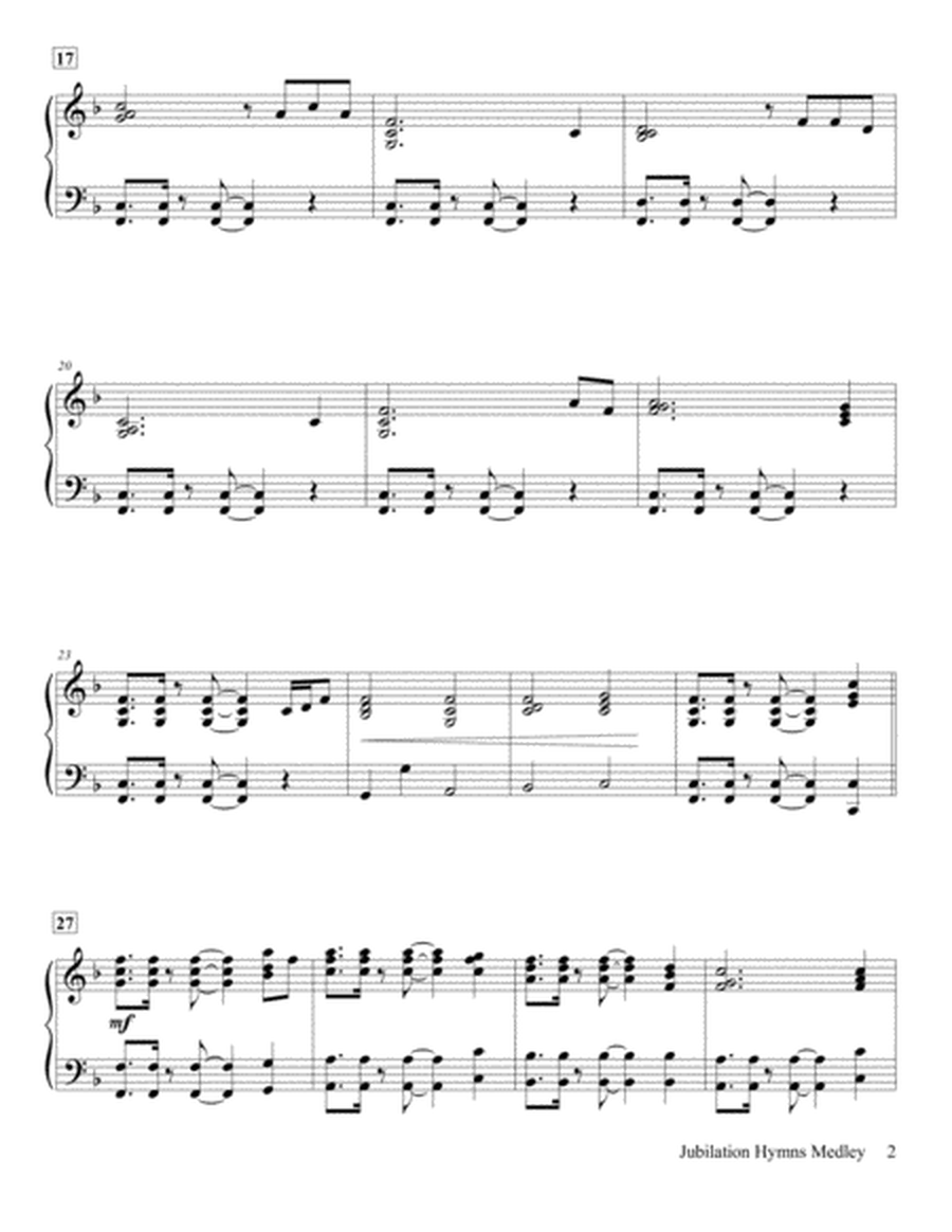 Jubilation Hymns Medley (Amazing Grace with Joyful, Joyful We Adore Thee) - Piano Solo image number null