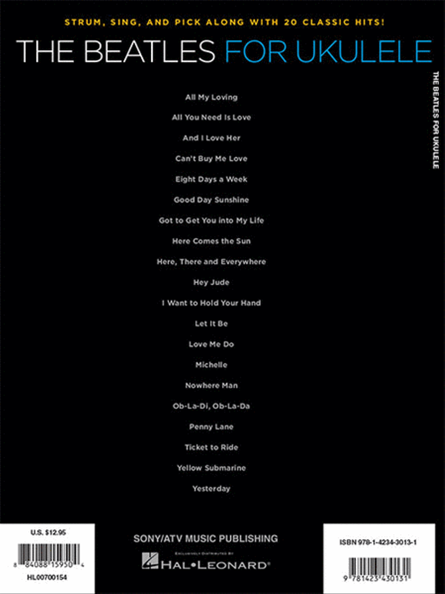 The Beatles for Ukulele Ukulele scores gallery preview page 6