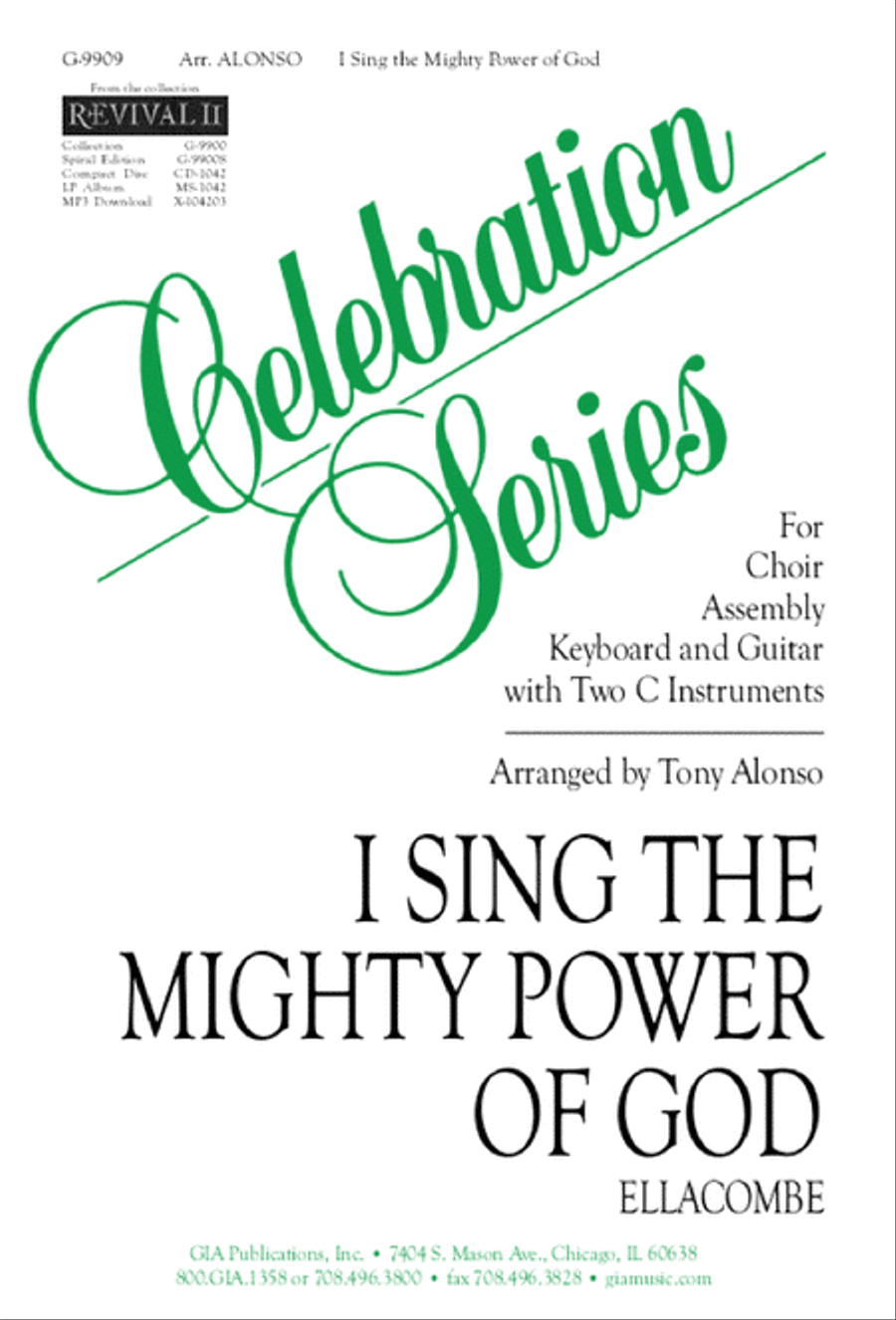 I Sing the Mighty Power of God 3-Part scores gallery preview page 1
