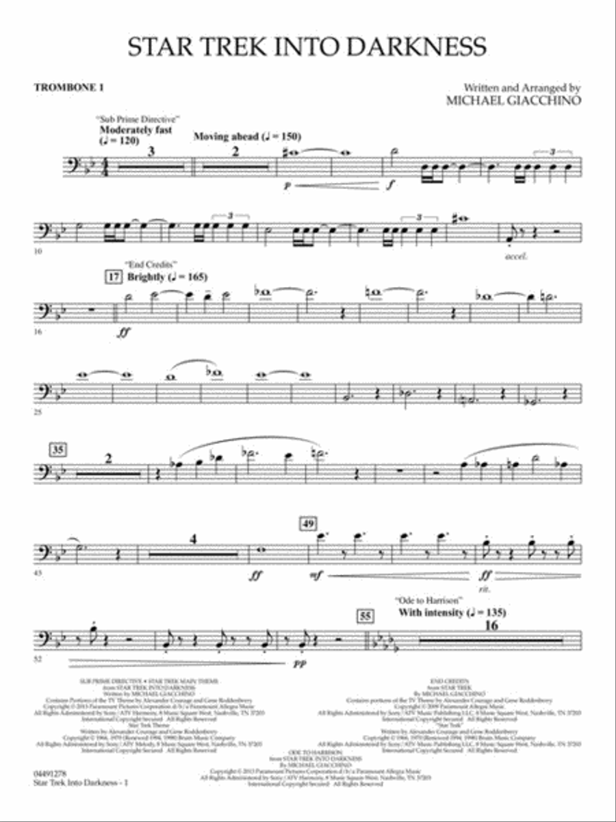 Star Trek Into Darkness Choir scores gallery preview page 6