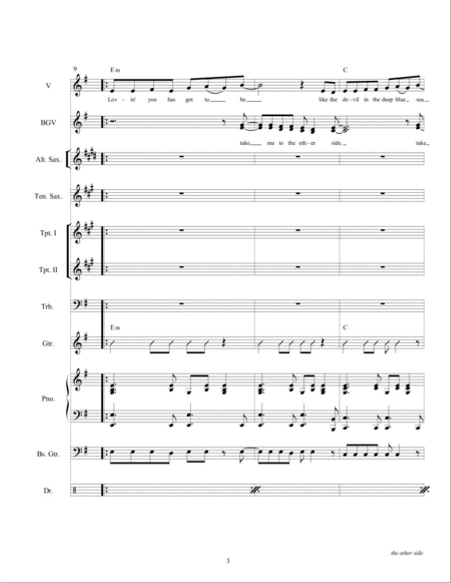 The Other Side The Other Side Large Ensemble scores gallery preview page 5