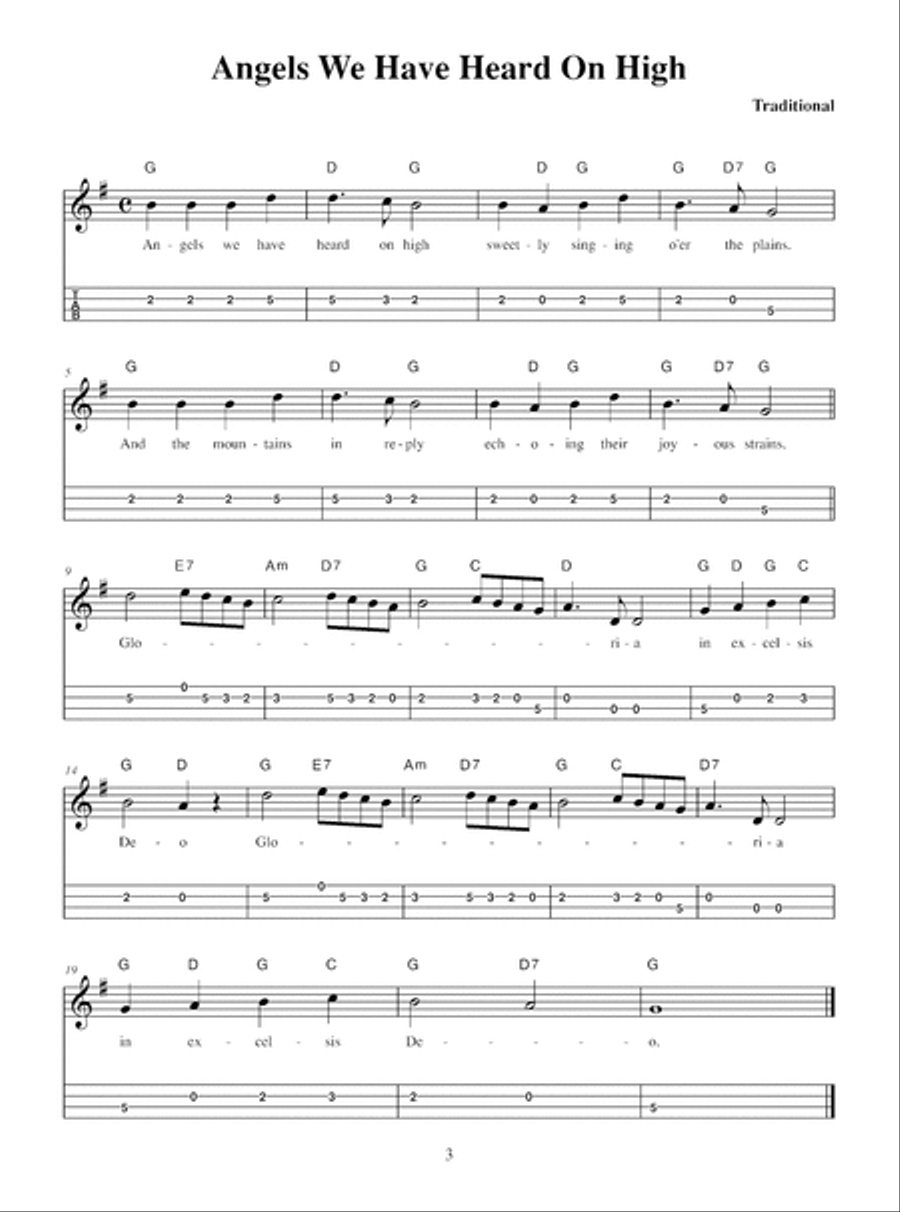 Mandolin Christmas Songbook Mandolin scores gallery preview page 4