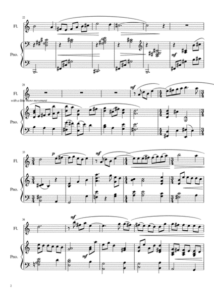 Cantilena for flute and piano