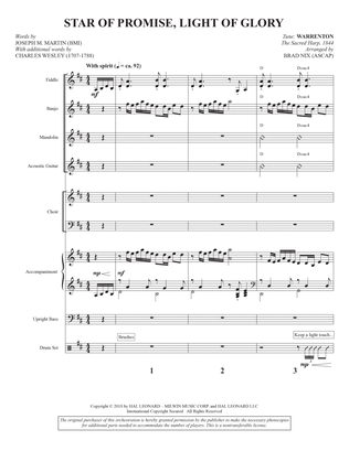 Star of Promise, Light of Glory (arr. Brad Nix) - Full Score