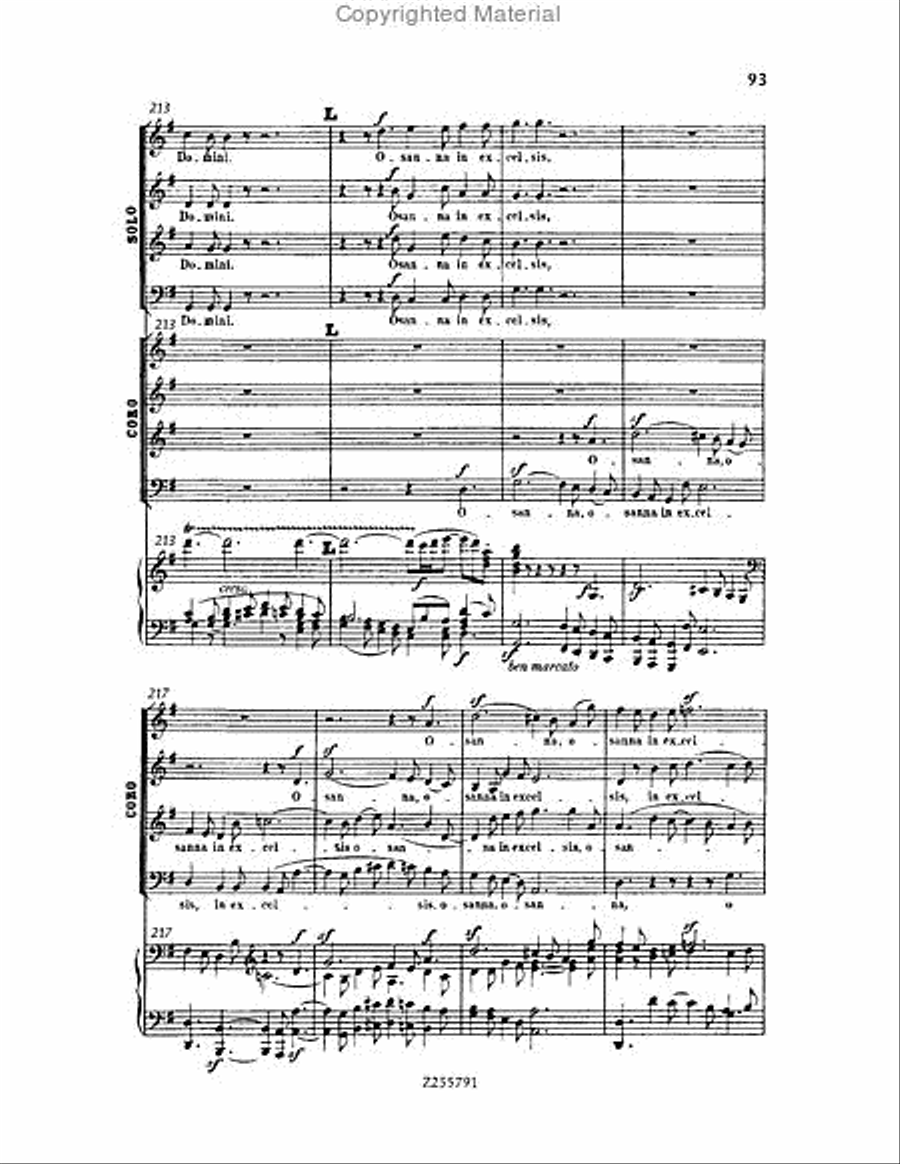 Missa Solemnis, Op.123 Choir scores gallery preview page 93