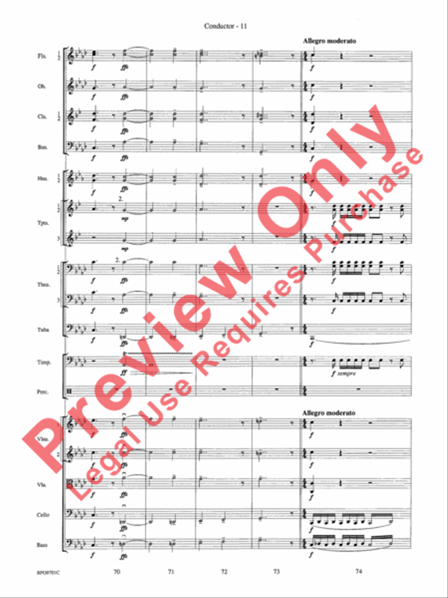 Finlandia Full Orchestra scores gallery preview page 14
