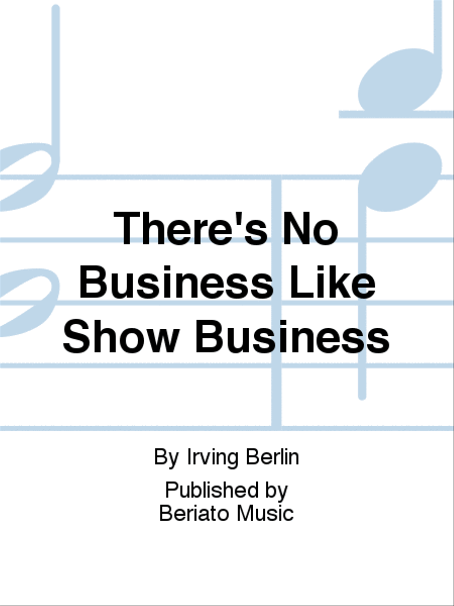 Book cover for There's No Business Like Show Business