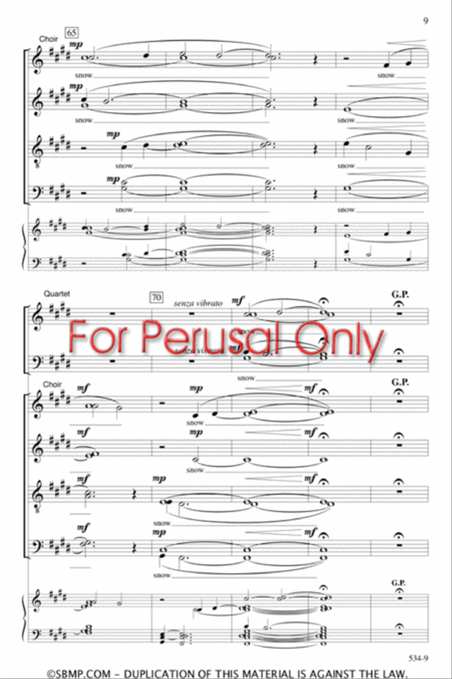 winter - SATB divisi Octavo Divisi scores gallery preview page 9