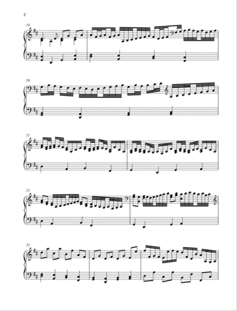 Canon Piano Solo scores gallery preview page 2