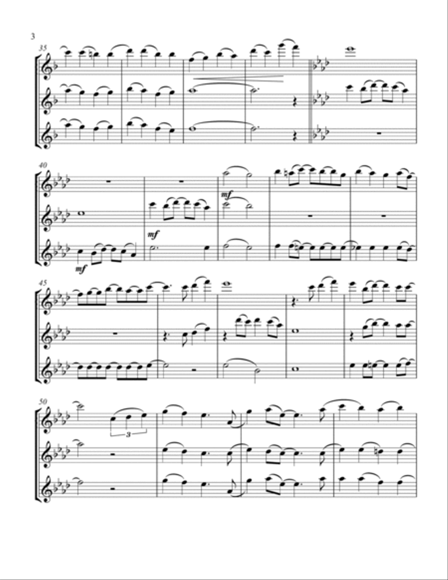 A Whole New World Flute Trio scores gallery preview page 4