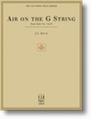 Book cover for Air on the G String, from Suite No. 3 in D