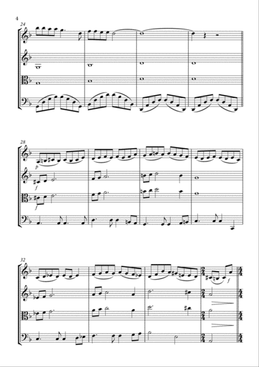 Walking In The Air Walking In The Air String Trio scores gallery preview page 4