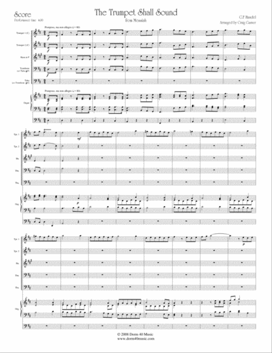 The Trumpet Shall Sound, from 