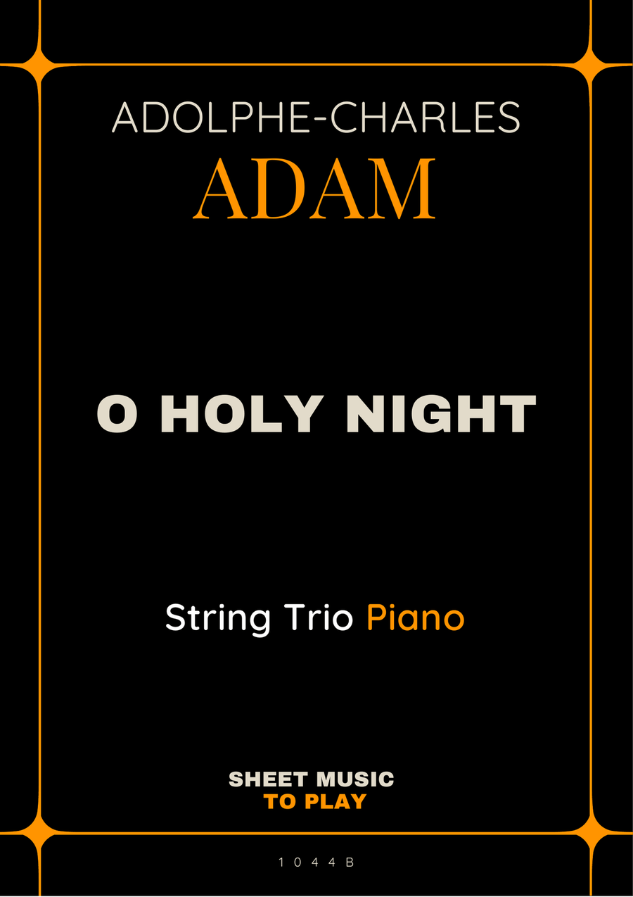 O Holy Night - Piano Quartet (Full Score and Parts) Piano Quartet scores gallery preview page 1