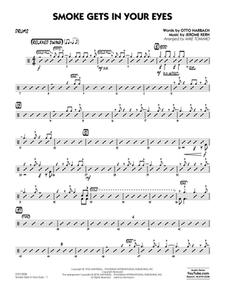 Smoke Gets In Your Eyes (arr. Mike Tomaro) - Drums