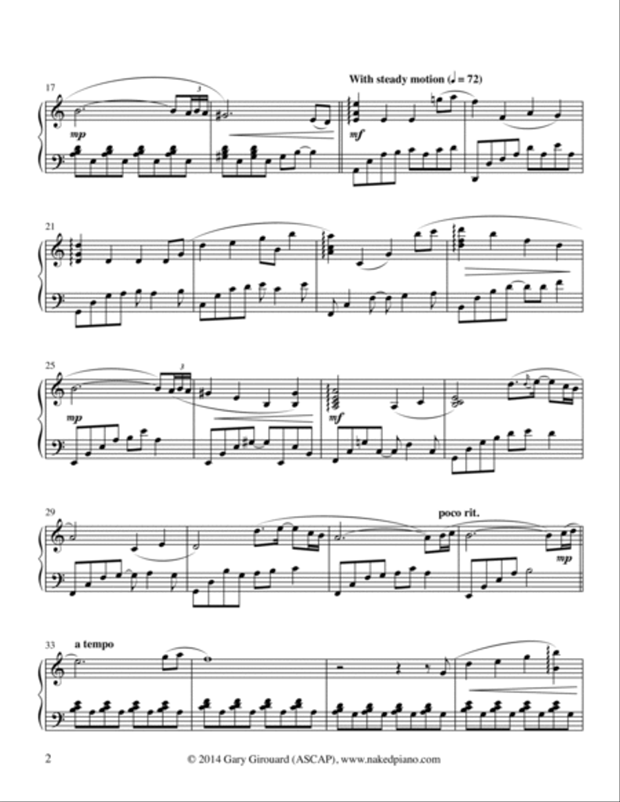 Love Piano Solo scores gallery preview page 2