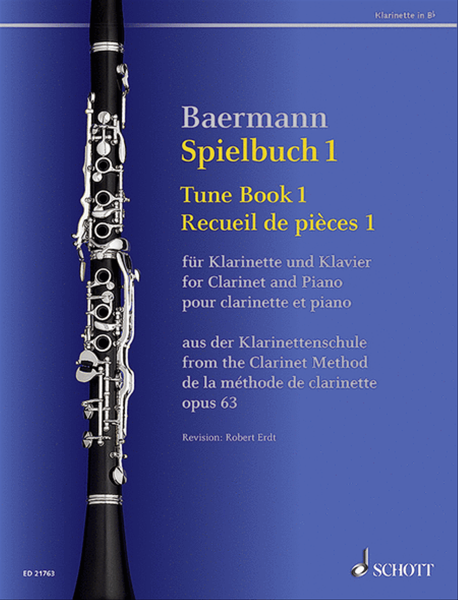 Tune Book 1 B-Flat Clarinet scores gallery preview page 1