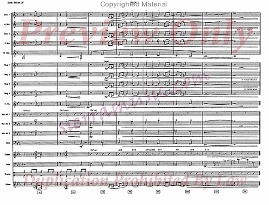Bill, Not Gil Bill, Not Gil Jazz Ensemble scores gallery preview page 25