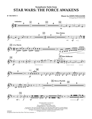 Symphonic Suite from Star Wars: The Force Awakens - Bb Trumpet 3
