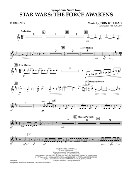 Symphonic Suite from Star Wars: The Force Awakens - Bb Trumpet 3