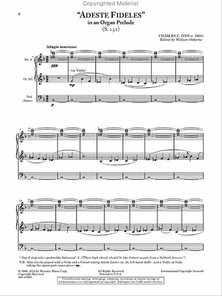 Complete Organ Music Chamber Music scores gallery preview page 2
